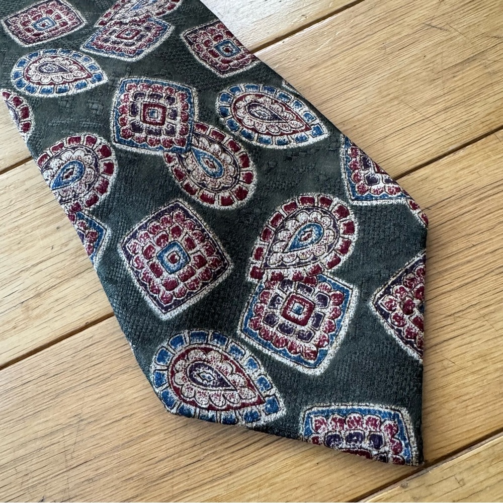Vintage Valentino Cravatte 100% Silk Tie – Wide 90s Italian Designer